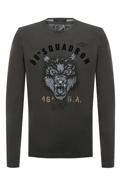 Хлопковый лонгслив Aeronautica Militare