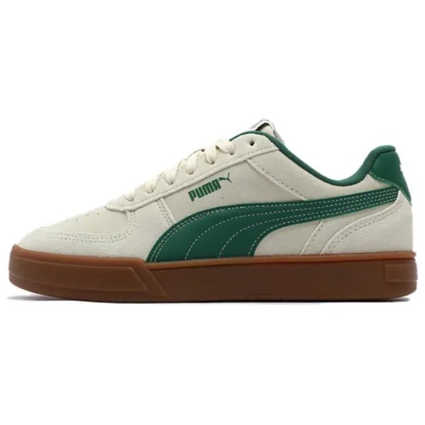 Кроссовки Puma Caven Skateboarding Shoes Unisex Low-top Beige/green, зеленый