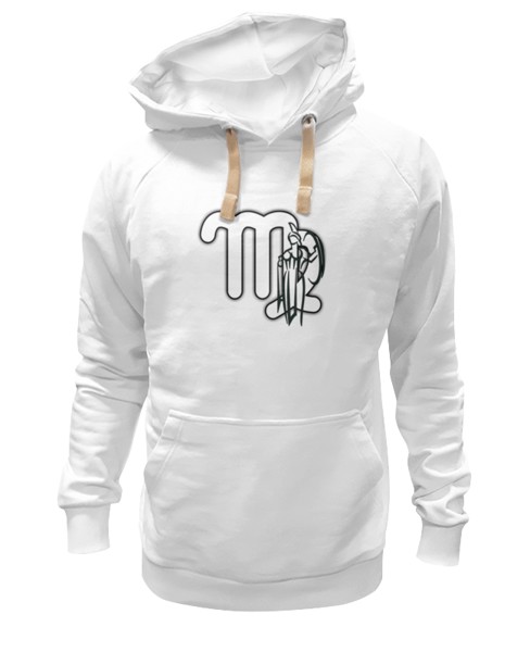 Худи унисекс Printio Знак зодиака дева. белое 2XL