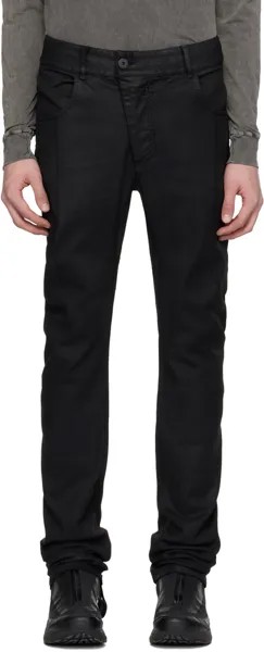 Черные джинсы P1C 11 By Boris Bidjan Saberi, цвет Black coated