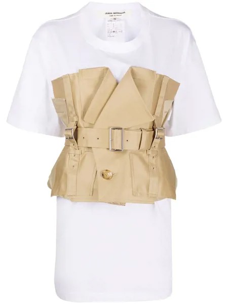 Junya Watanabe футболка Trench с поясом