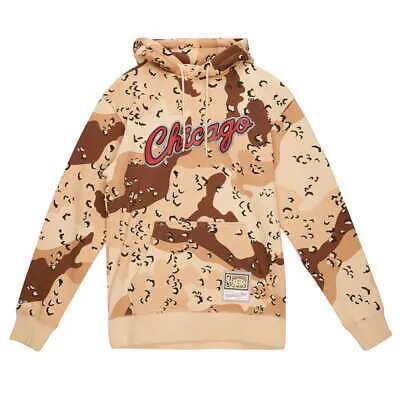 Mitchell - Ness Camo Reflective Hoodie Mens Brown Casual Outerwear FPHD1114-CBUY