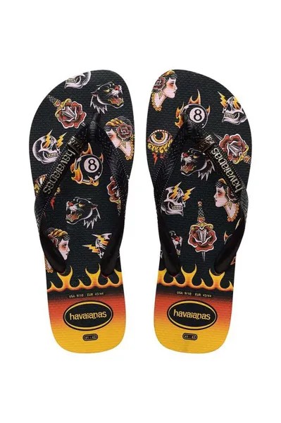 Шлепанцы TOP TRIBO Havaianas, черный