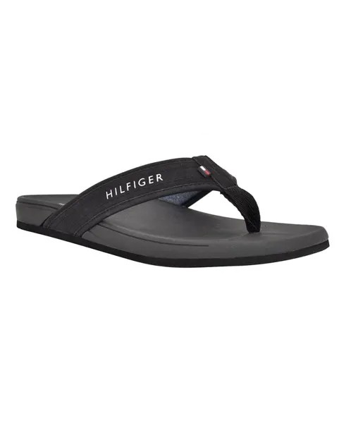 Мужские гибкие шлепанцы Sillo Tommy Hilfiger, черный