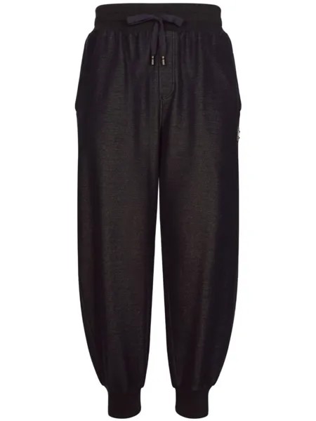 Dolce & Gabbana спортивные брюки с логотипом, черный