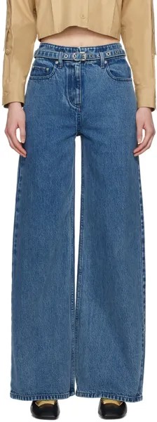Синие джинсы с поясом 3.1 Phillip Lim
