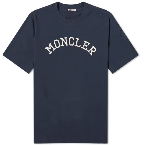 Футболка Moncler Arch Logo, темно-синий