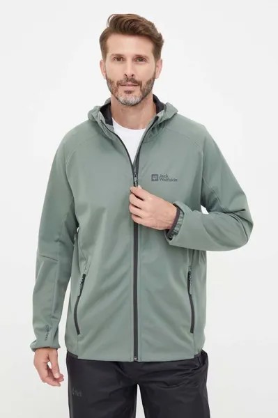 Куртка Feldberg Hoody для отдыха на открытом воздухе Jack Wolfskin, зеленый