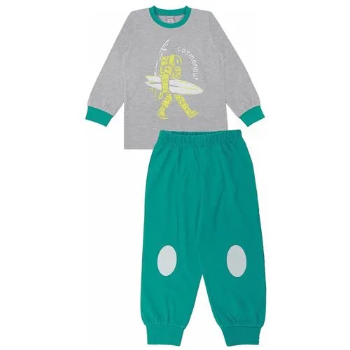 Пижама для мальчиков Bonito kids цв. зеленый р.104 6546-01