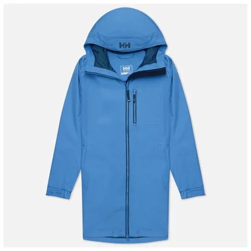 Женская куртка дождевик Helly Hansen Long Belfast 3/4 Length голубой , Размер M