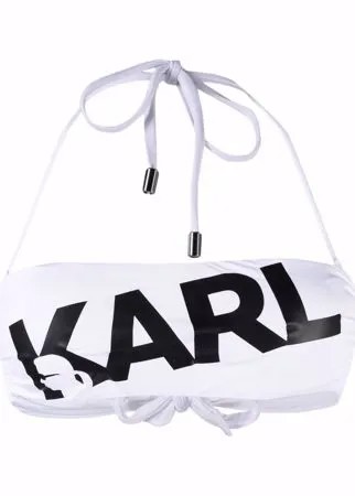 Karl Lagerfeld лиф бикини с логотипом