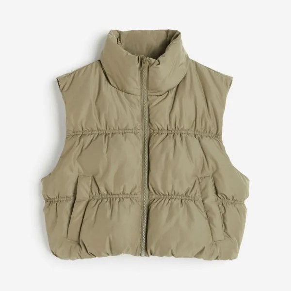 Жилет утепленный H&M Puffer, хаки