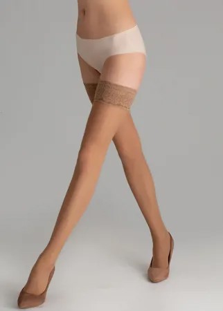 Чулки женские Giulia EMOTION 40 бежевые 3-4 (M/L)