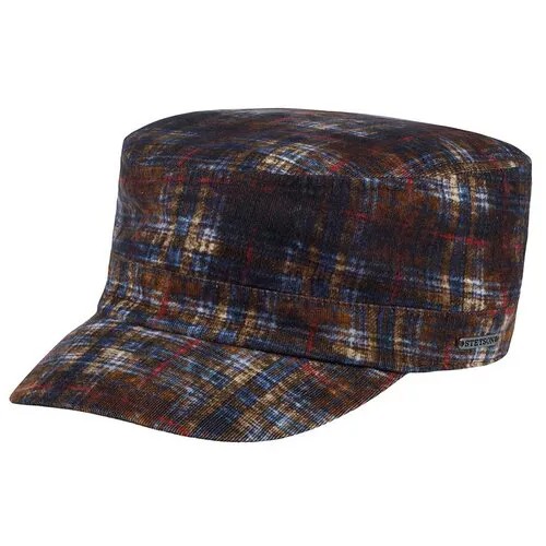 Кепка кадетка STETSON 7491301 ARMY CAP PRINTED BABYCORD, размер 59