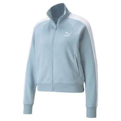 Puma Iconic T7 Full Zip Jacket Женские синие пальто Куртки Верхняя одежда 531852-61