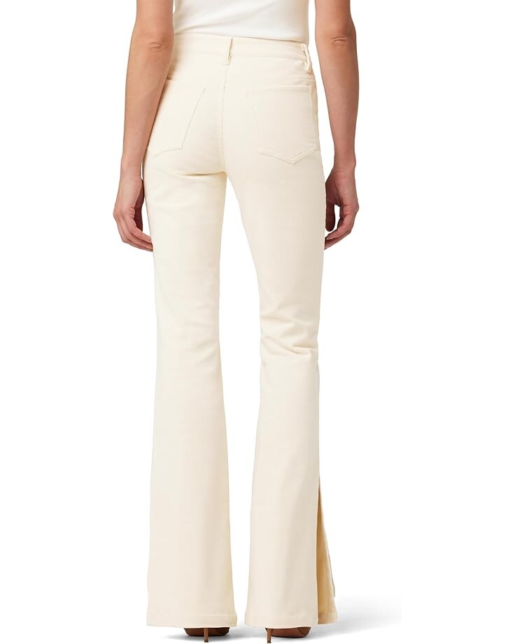 Джинсы Joe's Jeans The Frankie Bootcut Wide Hem w/ Slit, цвет Double Cream