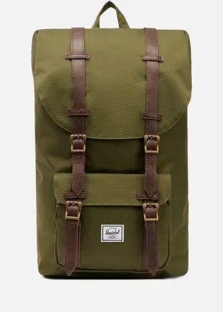 Рюкзак Herschel Supply Co. Herschel Little America, цвет оливковый