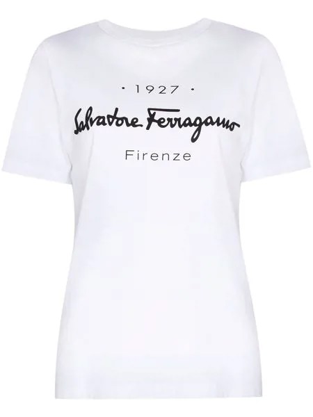 Salvatore Ferragamo футболка с логотипом