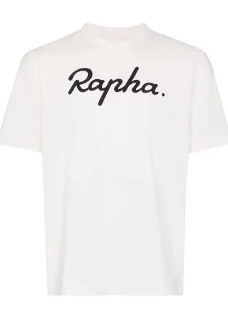 Rapha футболка с вышитым логотипом