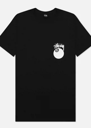 Мужская футболка Stussy 8 Ball Graphic Art, цвет чёрный, размер S