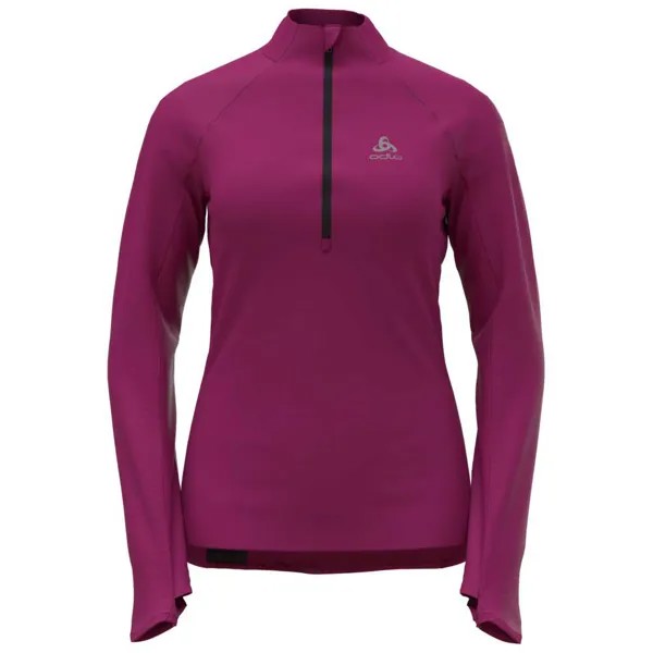 Спортивная футболка Odlo Zeroweight half zip, фиолетовый