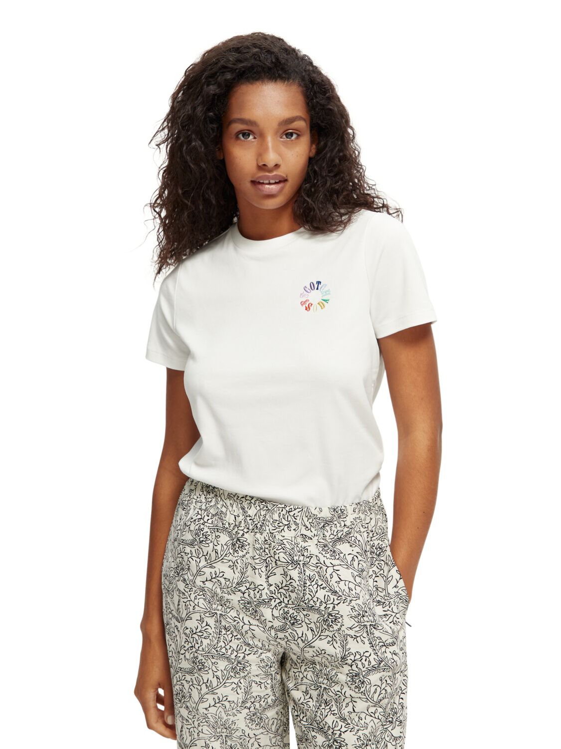 Футболка женская Scotch & Soda 167885/0001 белая M