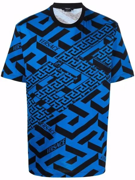 Versace футболка с принтом La Greca