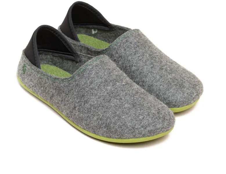 Тапочки Gottstein Hausschuh Wool Slip On, цвет grey/green