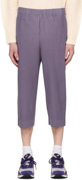 Пурпурные брюки со складками 1 Homme Plissé Issey Miyake