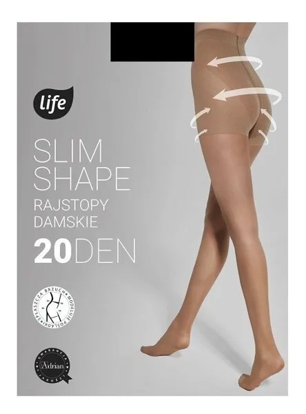 Колготки Life Slim Shape 20 DEN Nero, 3