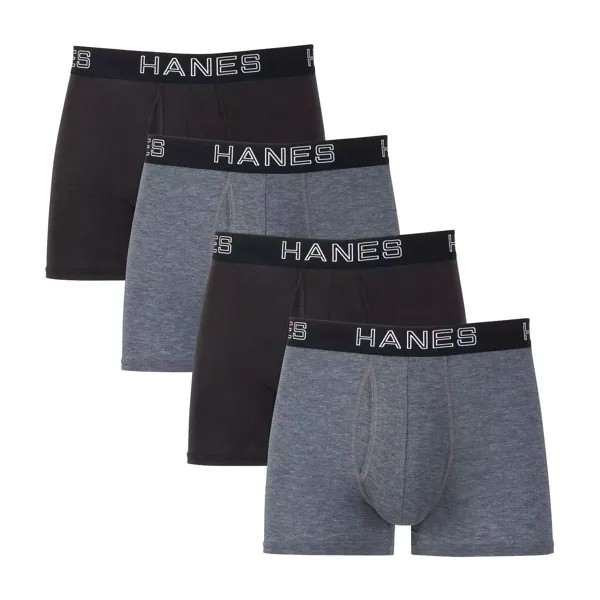 Мужские плавки Hanes Ultimate из 4 комплектов Comfort Flex Fit Total Support Pouch