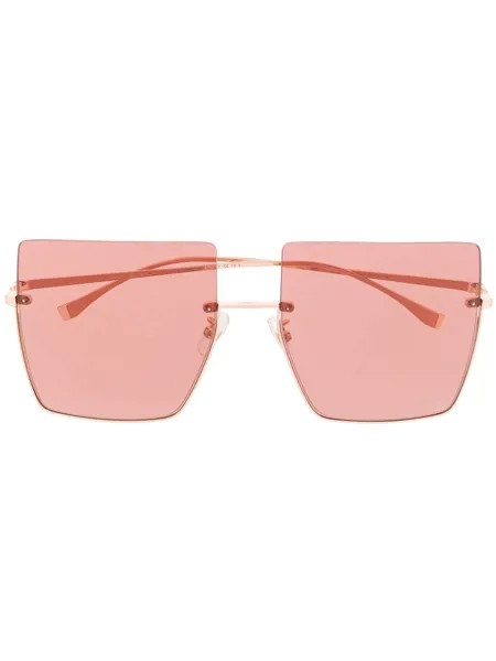 Fendi Eyewear солнцезащитные очки с затемненными линзами