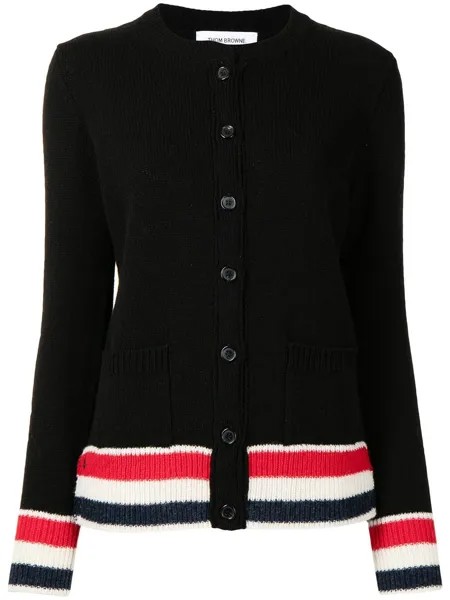 Thom Browne RWB-stripe cardigan