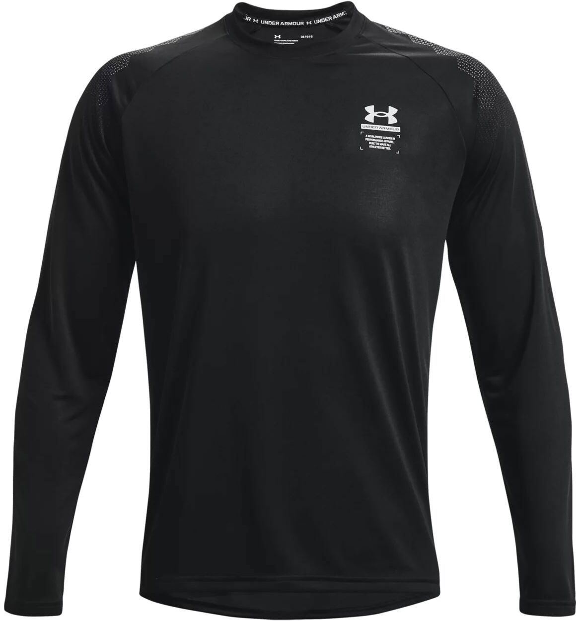Лонгслив мужской Under Armour 1370414 черный 2XL