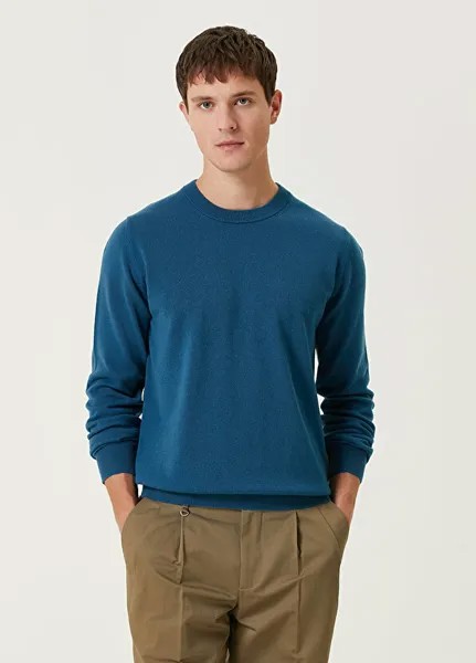 Синий кашемировый свитер Paul Smith