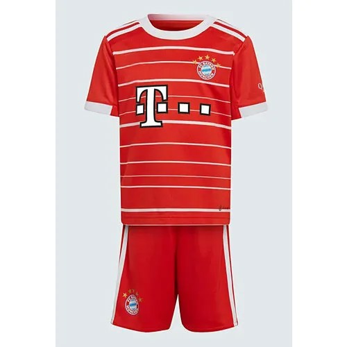 Спортивная форма  детская, футболка и шорты, размер 28, красный