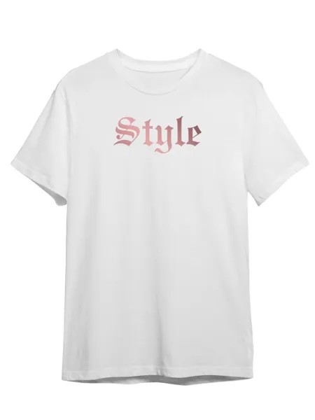 Футболка унисекс Каждому Своё Style/Стиль/Готика STGO8ZP белая 4XL