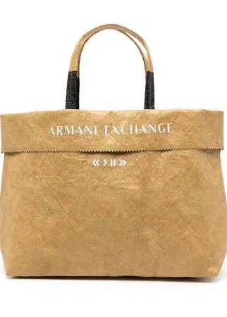 Armani Exchange сумка-тоут с логотипом