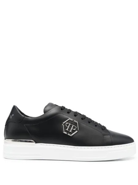 Philipp Plein кеды с логотипом Hexagon, черный