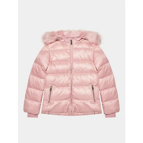 Пуховик GUESS, размер 12Y [METY], розовый