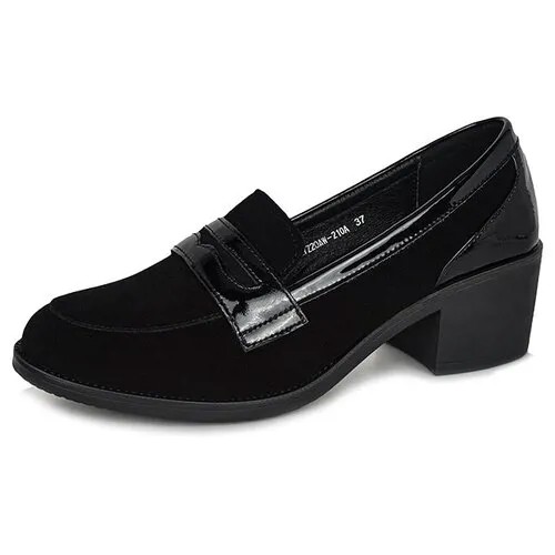 Туфли kari женские MYZ20AW-210A, размер 36, цвет: черный