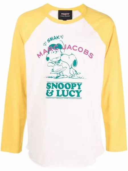 Marc Jacobs футболка с принтом Snoopy and Lucy из коллаборации с Peanuts