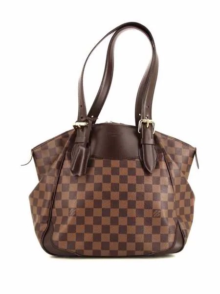 Louis Vuitton сумка-тоут Damier Ebène Verona pre-owned среднего размера