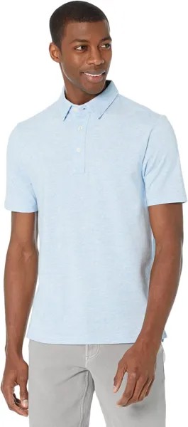 Рубашка-поло Movement Short Sleeve Polo Faherty, цвет Cardiff Blue Heather 1