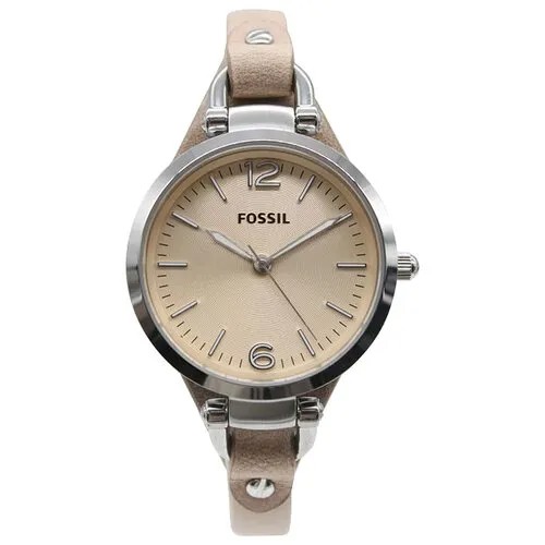 Наручные часы FOSSIL Georgia ES2830, коричневый, серебряный