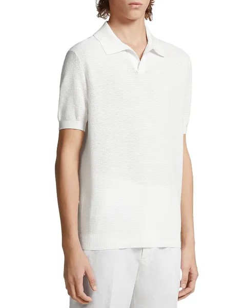 Рубашка поло жаккардовой вязки Zegna