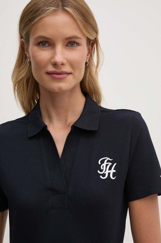 Поло Tommy Hilfiger, темно-синий