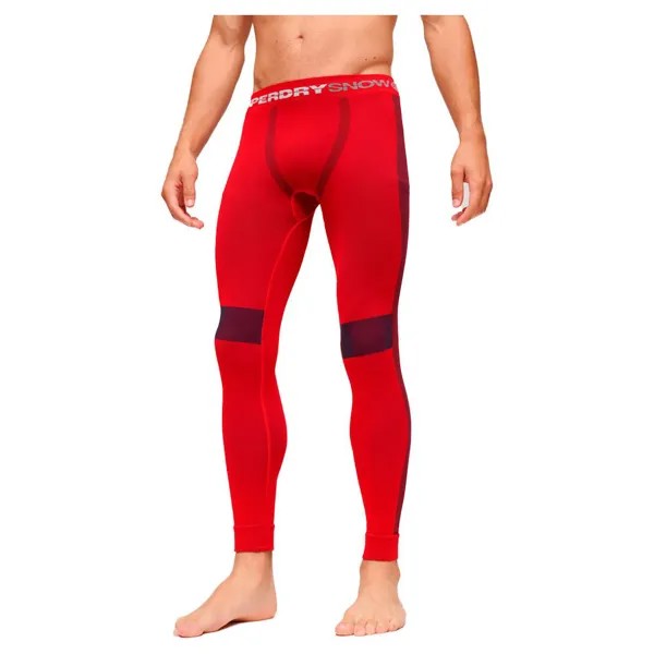 Спортивные брюки Superdry Seamless Baselayer Sweat, красный