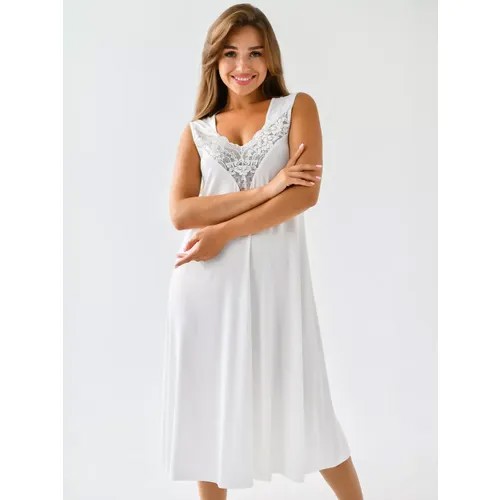 Сорочка  Текстильный Край, размер 56, белый, экрю