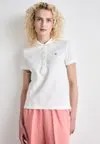 Рубашка поло SLIM SHEILD CAP SLEEVE Gant, белый